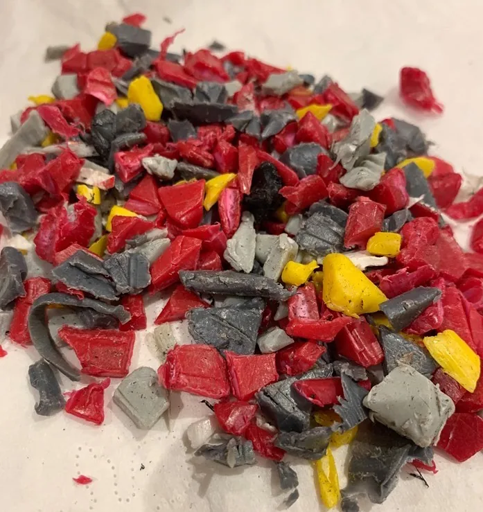 Regrind close up